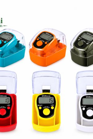 LED backlight digital tally counter for finger